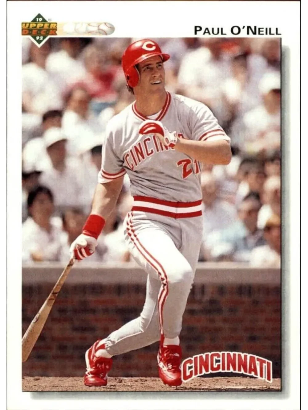 Paul O'Neill 1992 Upper Deck MLB #464 Baseball Card Cincinnati Reds